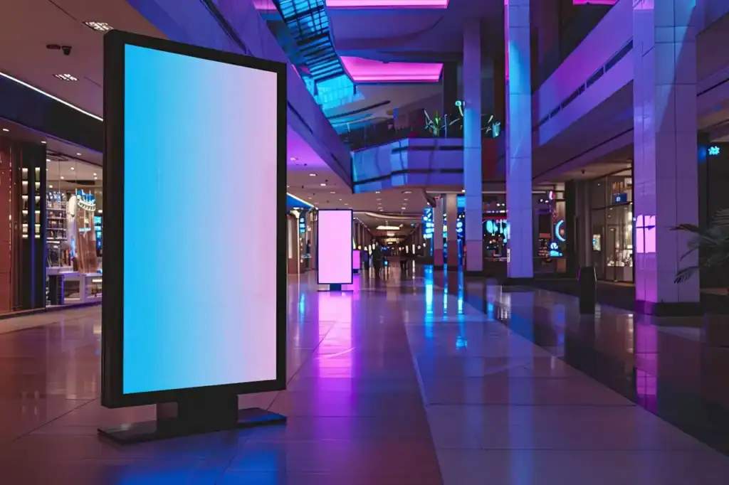 LED-reclamescherm